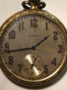 lot 1990 image: Antique 1895 ELGIN Pocket Watch - MARKED REGAL B&B 5853058
