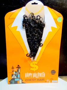 lot 25 image: HAPPY HALLOWEEN CHEST HAIR COSTUME ADD ON - NEW