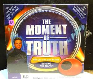 lot 28 image: NEW SEALED - The Moment Of Truth Game 2008 Selchow & Righter