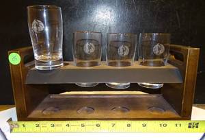 lot 55 image: $$$ AWESOME DALLAS MAVERICKS CRAFT BEER DISPLAY (NO LONGER MADE)