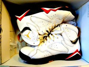 lot 65 image: $$$ CHECK COMPS - Air Jordan 7 Retro Cardinal 2022 WhiteCardinal Red CU9307-106 Size 9