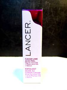 lot 79 image: NEW - Lancer Caviar Lime Acid Peel .25 oz 7.5 ml Travel Size