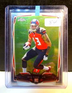 lot 84 image: 2014 Mike Evans Topps Chrome #18 RC Buccaneers