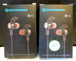 lot 144 image: LOT OF 2 - LISTENMAN B11 STEREO EARPODS (NIB)
