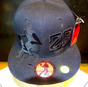 lot 153 image: NEW GREATEST OF ALL TIME #23 MICHAEL JORDAN BALL CAP - CHICAGO EMBROIDERED