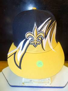 lot 156 image: NFL LICENSED NEW ORLEANS SAINTS EMBROIDERED BALL CAP