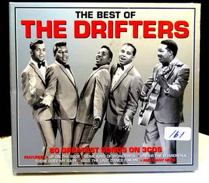 lot 161 image: DRIFTERS  60 Greatest Hits 3-CD Set  All Original Recordings $$
