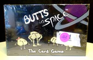 lot 163 image: NEWSEALED - Butts in Space The Card Game $$