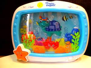 lot 167 image: $$ BABY EINSTEIN SEA LIFE SOOTHER CRIB TOY & SOUND MACHINE