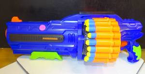 lot 179 image: Nerf Dart Gun Air Warriors Barbarian Dart Blaster 67600 wDarts