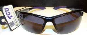 lot 299 image: NCAA LICENSED TCU POLORIZED SUN GLASSES - NEW WTAGS