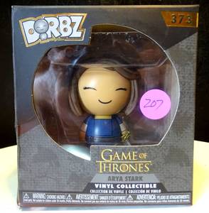 lot 207 image: NEW - Funko Dorbz Vinyl #373 HBO Game of Thrones Arya Stark in Protector