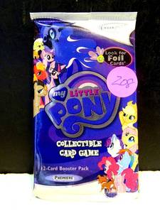 lot 208 image: My Little Pony Premiere Booster Pack Sealed $