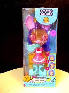 lot 210 image: New Mattel 2019 Lotta Looks Cookie Swirl Donut Bunny Mood Pack NIB Sealed
