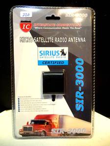 lot 220 image: NEWSEALED - Interstate Connections, Micro Satellite Radio Antenna SIR-3000 $$