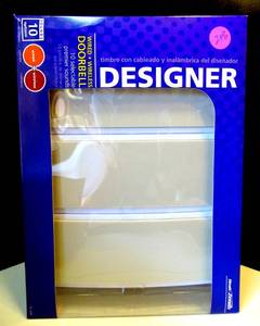 lot 246 image: $$ NEW - Heath Zenith WiredWireless Designer Door Chime DC-3362