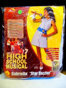 lot 264 image: NEW - HIGH SCHOLL MUSICAL GABRIELA COSTUME - SIZE MEDIUM 8-10