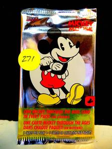 lot 271 image: 2019 UPPER DECK MICKEY MOUSE FOIL PACK