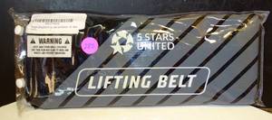 lot 282 image: NEW - XS WEIGHT LIFTING BELT FOR MEN OR WOMEN