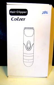 lot 286 image: NEW - Colzer Electric Body Hair Trimmer,Wireless Ceramic Cutting Blade for Full Body