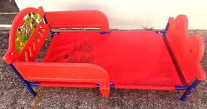 lot 308 image: CHILDRENS SINGLE SIZED MICKEY MOUSE BED FRAME
