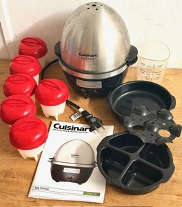 lot 53 image: Quisinart Egg Central Egg Cooker W6 Individual Egg CookersPoachers