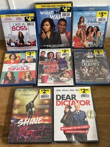 lot 198 image: Eight (8) New Assorted Blu-Ray &amp DVD Movies