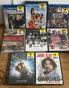 lot 197 image: Eight (8) New Assorted Blu-Ray &amp DVD Movies
