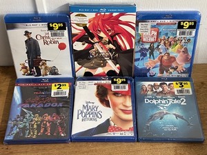 lot 191 image: Six (6) New Assorted Youth Blu-Ray &amp DVD Movies