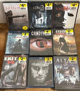 lot 188 image: Nine (9) New Assorted Horror Blu-Ray &amp DVD Movies