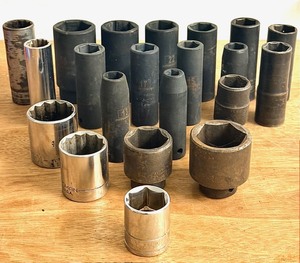 lot 66 image: Twenty-One (21) Heavy-Duty Impact Sockets or Premium Brand Sockets - Including Pittsburgh Pro, Craftsman, &amp Snap-On