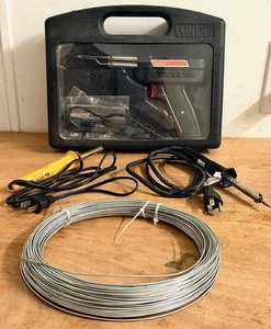 lot 67 image: Weller 140100 Watts Soldering Gun in Carrying Case W Two Additional Soldering Irons