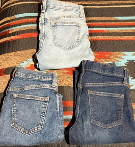 lot 203 image: Three (3) Pair of Slightly Worn Boys Old Navy Boot Cut Built-In Flex Jeans (size 10)