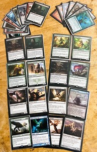 lot 154 image: Thirty-Two (32) Rare Foil Magic the Gathering Cards
