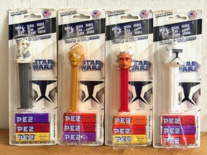 lot 247 image: Four (4) Star Wars Themed PEZ Dispensers Including C3-PO, Stormtrooper, &amp Ahsoka Tano
