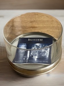 lot 138 image: Collectible Belvedere Vodka Shooter Caddy,Glass Bowl ChillerIce Bucket