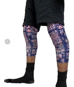 lot 184 image: Four (4) New Compression Stone San Basketball Protective KneeSleeve Pads Size Unisex MED