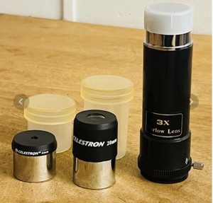 lot 266 image: Three Celestron Telescope Lenses
