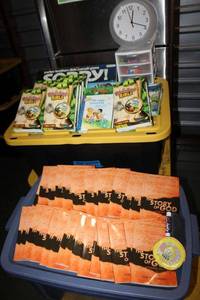 lot 72 image: New Testament student books and Adventure Bibles