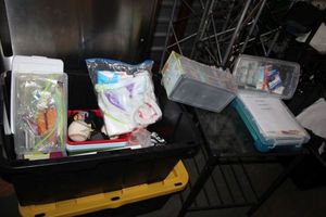 lot 77 image: Craft items, Bible DVD series, baseballs and more