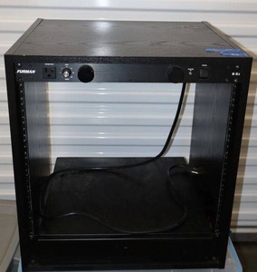 lot 28 image: Furman M-8Lx rack cabinet with storage drawer - 20.5w x 16d x 22.5h