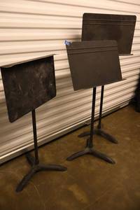 lot 52 image: Three music stands