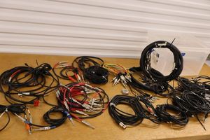 lot 47 image: Instrument cables and multicore cables