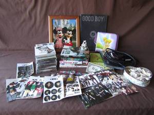 lot 530 image: BTS memorabilia, Music CDs, Anima books, and more as shown