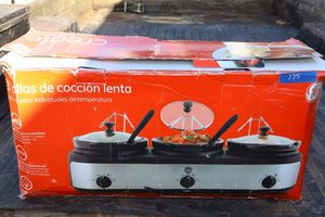 lot 125 image: GE 3-pot food warmer