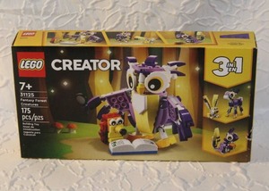 lot 10 image: LEGO Creator 3-in-1 Fantasy Forest Creatures  unopened but small hole in box as seen in pictures