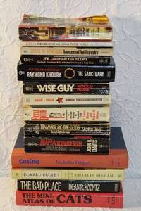 lot 56 image: Mixed lot of books like earth in upheavalJfk conspiracy of silencewise guy and many more see pictures
