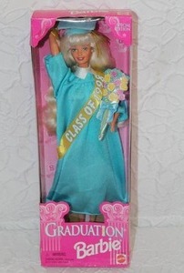 lot 121 image: 1997 Graduation Barbie Doll, Special Edition, from the Class of 1998.  Unopened