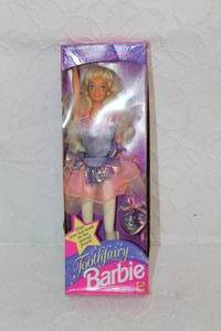 lot 130 image: vintage 1994 Tooth Fairy Barbie doll, a special edition sold exclusively at Walmart.  Unopened