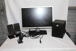 lot 143 image: Dell and computer speakers